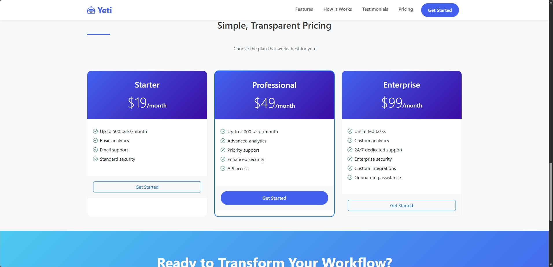 Preview Yeti – Advanced AI Assistant Landing Page (Bootstrap 5) 3