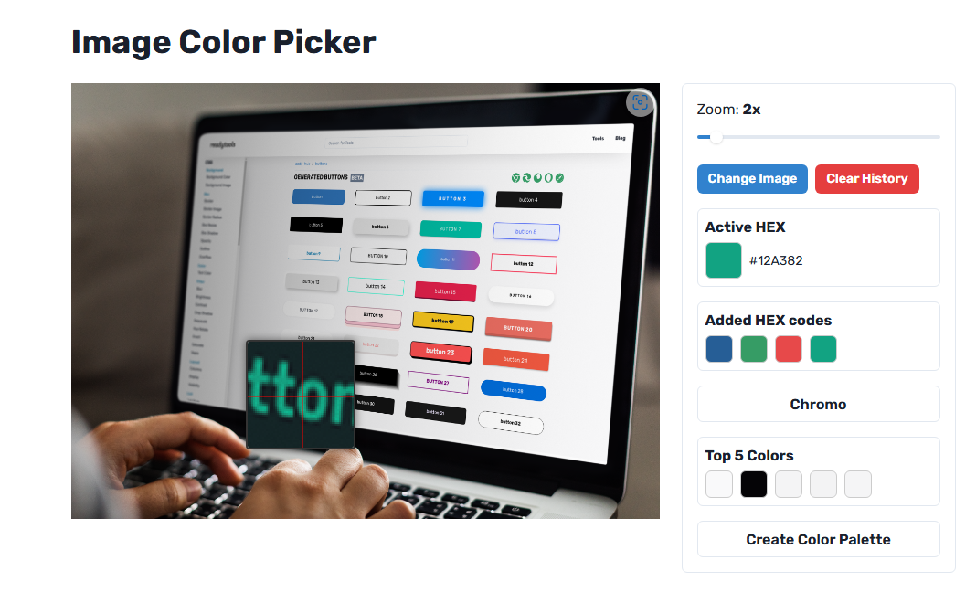 ReadyTools Color Picker From Image