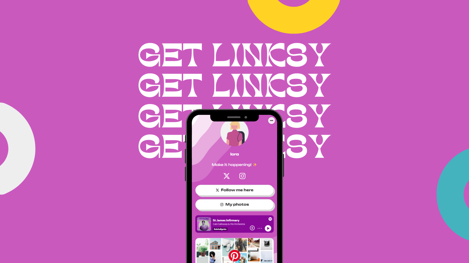Linksy — A clean, personal “link-in-bio” page